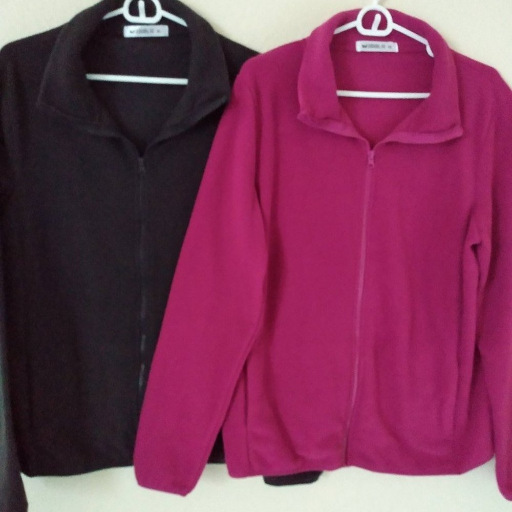 NWOT - Bundle of two Soft Warmup Jackets